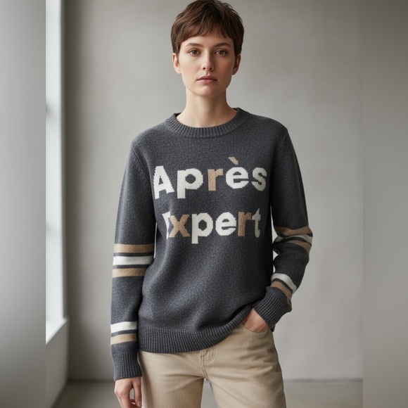 Lou & Grey Sweaters - Loft / Lou & Grey Women's Ski Express Gray Cozy Sweater Size Small